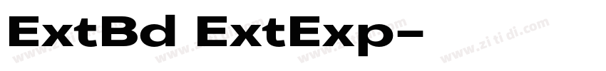ExtBd ExtExp字体转换
